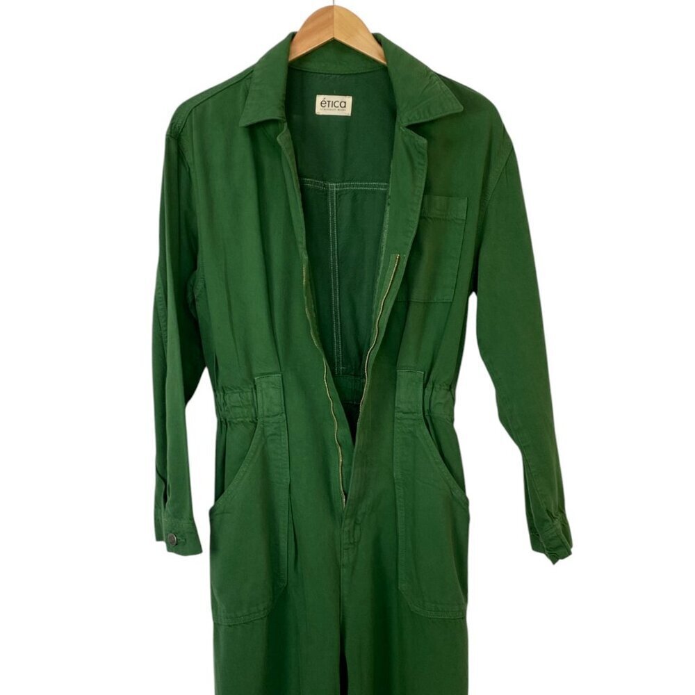 ETICA Kingsley Vintage Twill Utility Jumpsuit - Picture 5 of 16